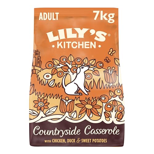 Lily's Kitchen Countryside Casserole with Chicken, Duck & Sweet Potatoes Adult Dry Dog Food - 7KG