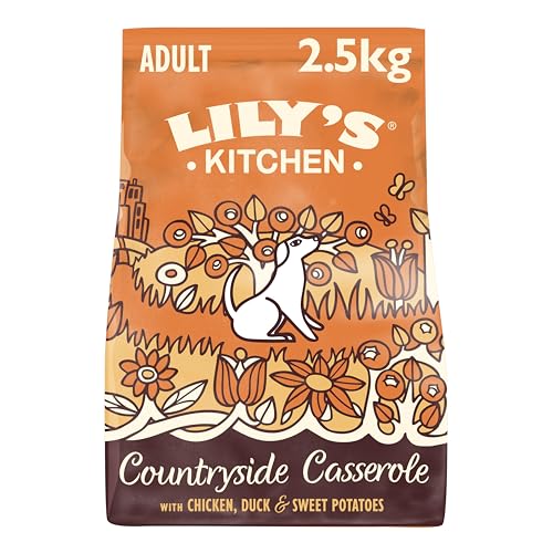 LILY'S KITCHEN Countryside Casserole with Chicken, Duck & Sweet Potatoes Adult Dry Dog Food - 2.5KG