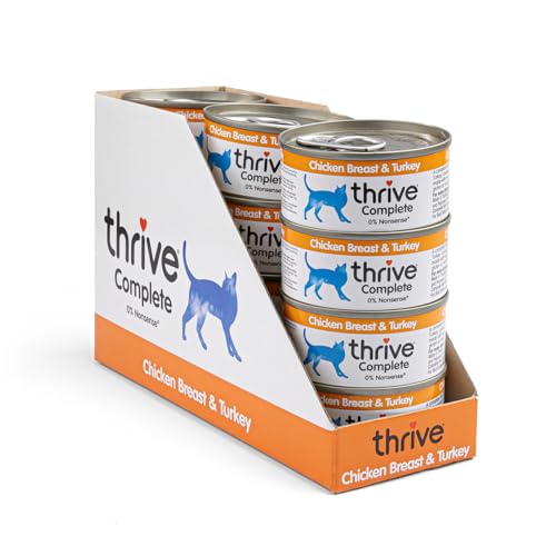 Thrive Complete Cat Food with Chicken and Turkey (12 x 75g) - 900g