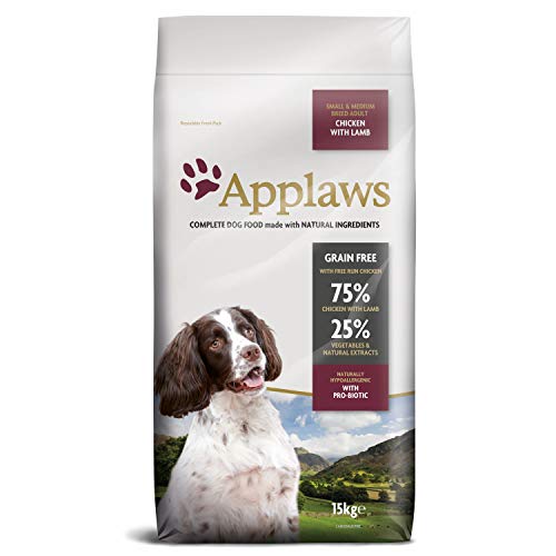 Applaws Chicken with Lamb Small & Medium Breed Adult Dry Dog Food 15KG/NA