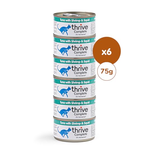Thrive Complete Food with Tuna/Shrimp/Squid for Cats 6 x 75 g
