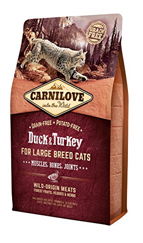 Carnilove Duck & Turkey For Large Breed Adult Cats 2Kg