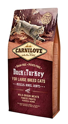 Carnilove Duck & Turkey Large Breed Cat Food - 6kg