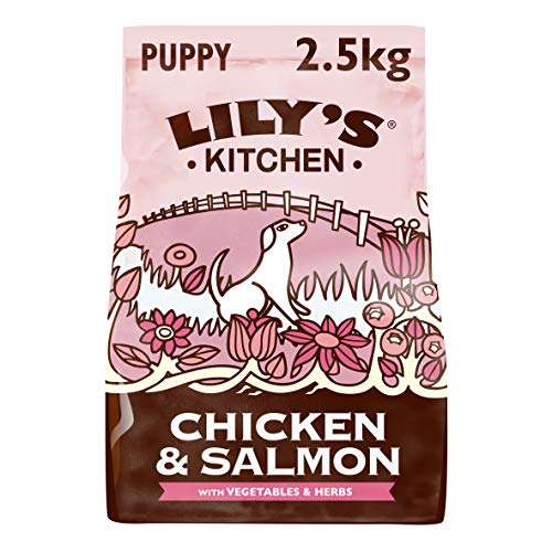 Lily's Kitchen Puppy Recipe with Chicken, Salmon & Peas Dry Food - 2.5KG