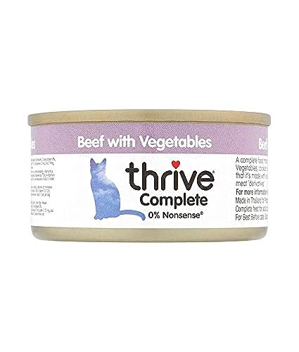 Thrive Complete Cat Wet Food Beef with Vegetables 12pics in Tray