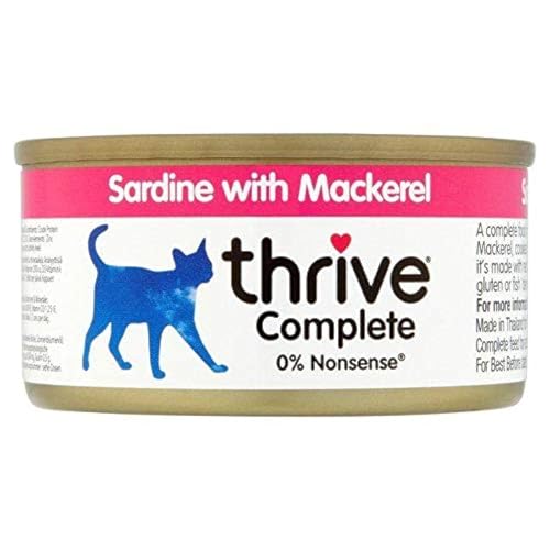 Thrive Complete Cat Wet Food Sardine w/Mackerel in Gravy 12pics/Tray