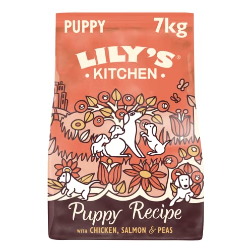 Lily's Kitchen Puppy Recipe with Chicken, Salmon & Peas Dry Food - 7KG