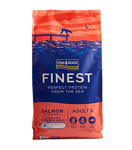 Fish4Dogs Salmon Adult Large Kibble 12KG