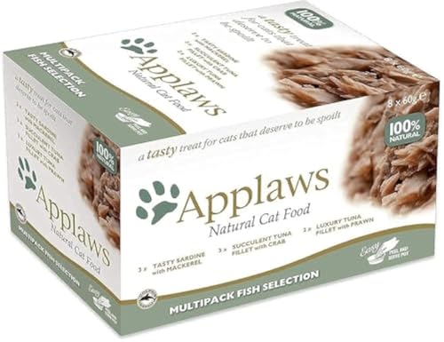 FB Applaws Cat Multipack Fish Selection, 8 x 60g Pot