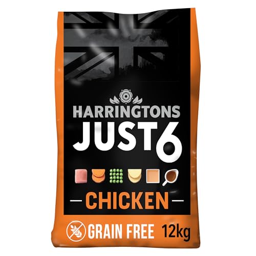 Harringtons Just 6 Chicken Grain Free Dry Dog Food 12Kg