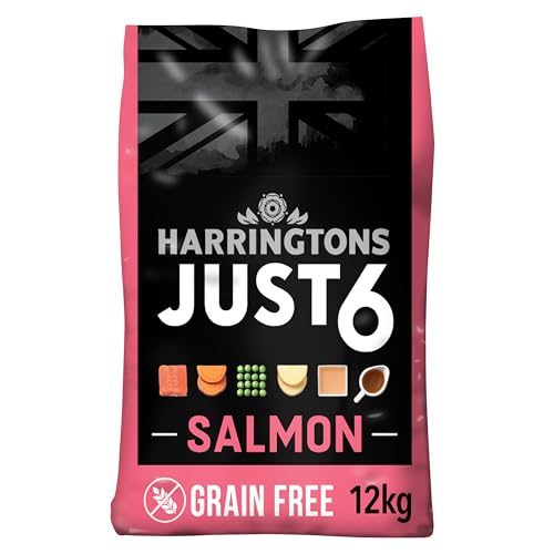 Harringtons Just 6 Salmon Grain Free Dry Dog Food 12Kg
