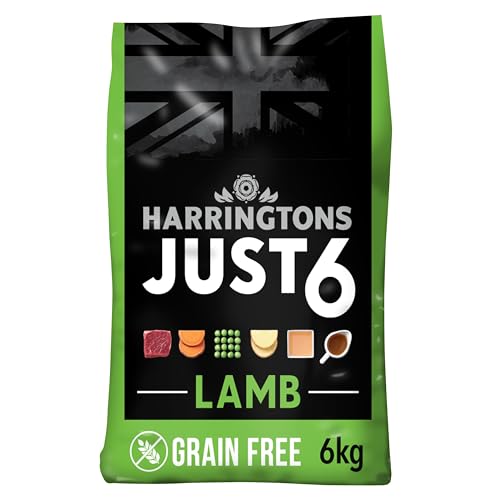 Harringtons Just 6 Lamb Grain Free Dry Dog Food 6Kg