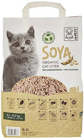 M Pets Soya Organic Cat Litter Non Scented 6 L - 100% Biodegradable, Gray