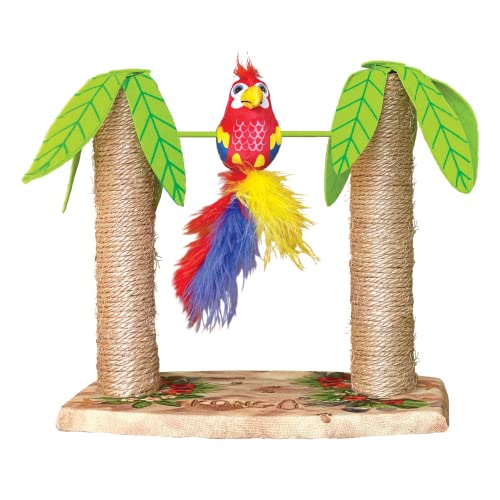 KONG Play Spaces Tiki Twirl Palm Tree Cat Scratcing Posts