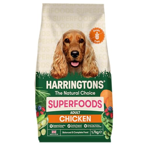 Harringtons Superfoods Complete Grain Free Hypoallergenic Chicken with Veg Dry Adult Dog Food 12kg - Made with all Natural Ingredients