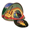 KONG Play Spaces Pop Up Glamping Tent for Cats - Dangling and Crackling Toys