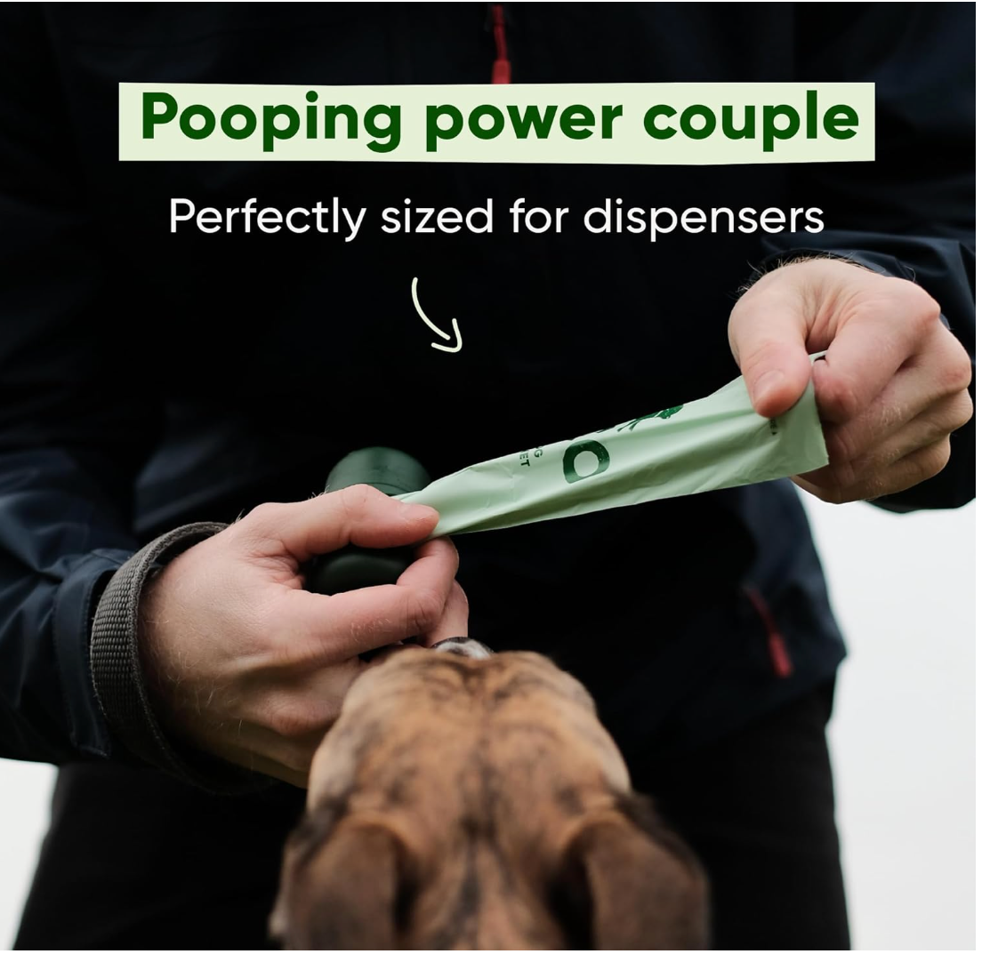 Beco Super Strong & Large Poop Bags | Mint Scented Dog Poo Bags | 270 Refill Rolls [18 x 15] | Dispenser Compatible